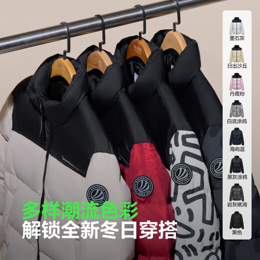 波司登冬季羽绒服男女情侣同款短款立领新国标90绒学生百搭外套