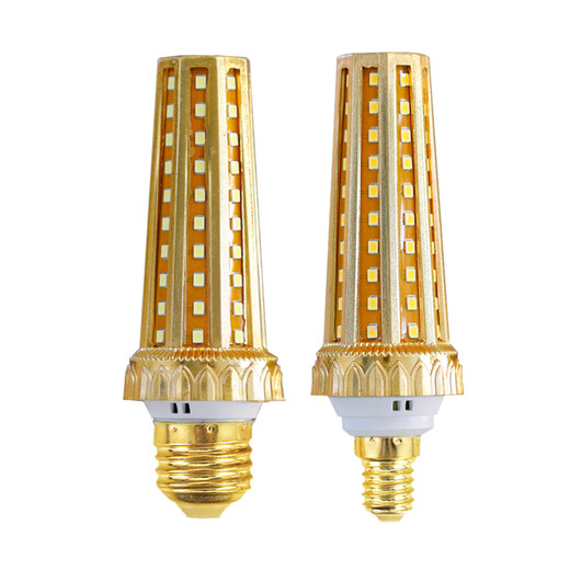 Fenglanq Xihuang light bulb 1427 small screw light source 12 watt household 18 watt 24 watt energy-saving three-color dimming lighting spiral pagoda style E27 large screw (1 piece) 24w warm white