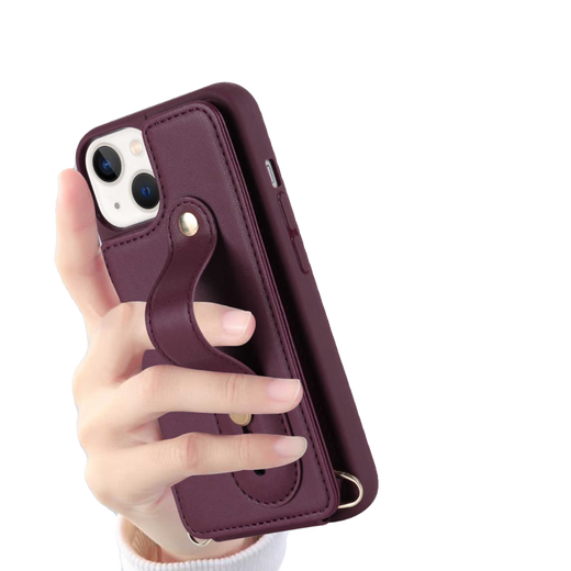 卡包适用苹果15promax斜挎手机壳挂绳iPhone14pro感12背带11卡套一体XS女款1 玫瑰金 卡包一体+可调节长绳 iPhone 15 Pro