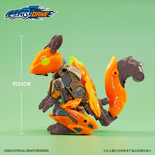 52toys Infinite Beast Drive Drive Sky-Sky Tail Squirrel Самолет BD08 Деформированная модель сборки игрушек может делать мобильные модные игрушки