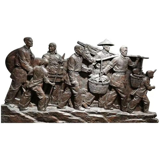 Kangxinya Fiberglass Figure Sculpture Customized Cast Bronze Farming Folklore Campus Culture Celebrity Head Large Outdoor Statue Pendulum Playing Football Sculpture Dingjin