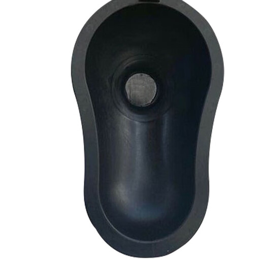 Bingyu Dekoration temporärer Toiletten Notfall Plastik Squat Toiletten Baustelle Einfacher Urinal -Topf Schwarzer Boden ohne Deckel BJ74