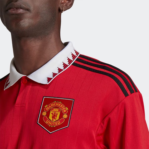 
Adidas T-shirt men's 2023 summer new outdoor running training fitness sportswear fashionable breathable short-sleeved POLO shirt H13881/Manchester United XL