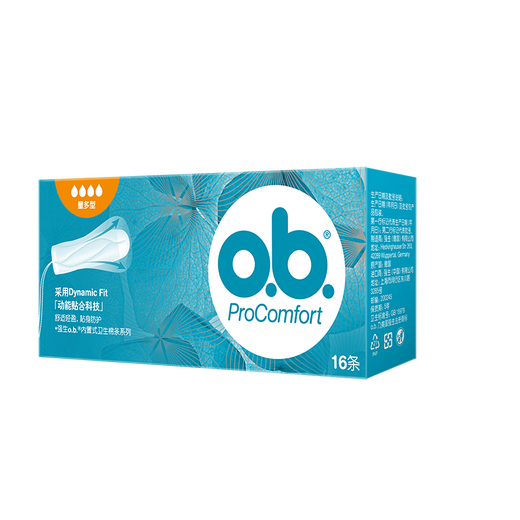 O.B.OB Tampon Menstruation Chotcon-Swab встроенный тетя Day и ночное плавание, подходящее для санитарной салфетки, тампон, 16 кусочков метра