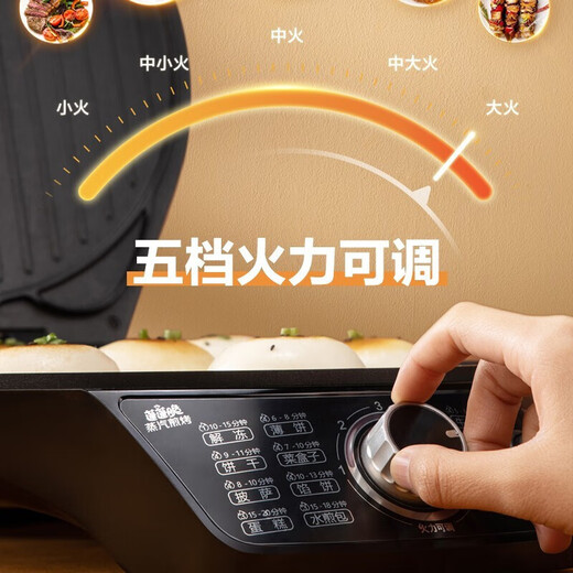 苏泊尔（SUPOR）电饼铛双面加热煎饼铛家用煎烤机三明治机烙饼锅早餐机烤盘火力可调（升级款）蒸汽煎烤 (升级款)蒸汽煎烤JD31A847A-Q