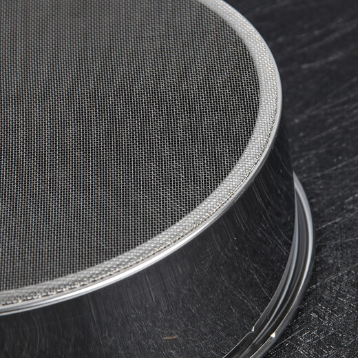 Baiji flour sieve stainless steel single-layer ultra-fine sugar powder sieve fine basket 11/15/18cm three-piece set of baking tools