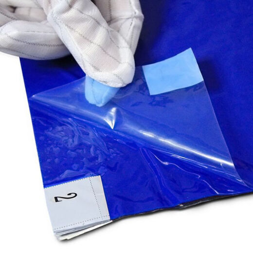 Sticky dust mat dust removal adhesive mat sticky dust floor mat clean room blue foot mat 45x60cm 10 books in a box