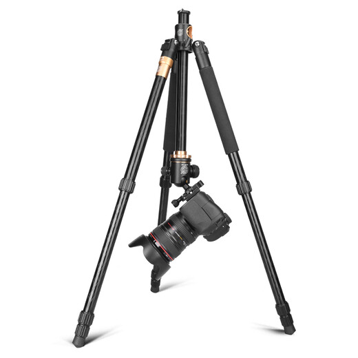 Lightweight era Q999H overhead shooting tripod camera SLR mobile phone portable photography camera bracket central axis horizontal rod vertical cross arm desktop macro shooting video live broadcast tripod head Q999H spherical head