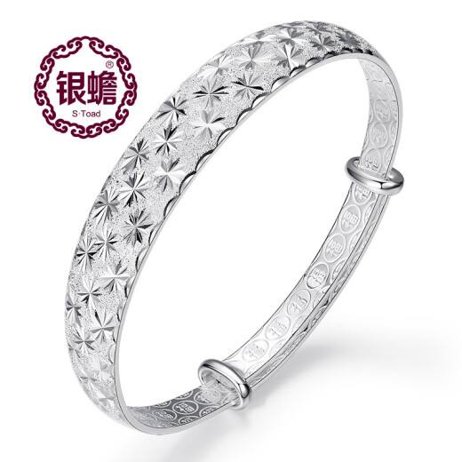 Yin Chan sends a certificate 999 pure silver bracelet for women, Korean style fashionable baby's breath silver bracelet goddess gift Mother's Day gift 06 dignified models about 37-38 grams and sends a certificate