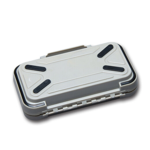 Caja de accesorios de pesca de pestañas Caja de señuelo multifuncional Box de gancho de pescado Caja de almacenamiento de herramientas Tackle de pescado Caja de almacenamiento de accesorios impermeables impermeables [gris extra grande]