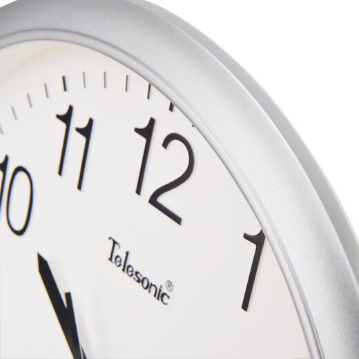 Uranus (Telesonic) wall clock living room bedroom clock creative simple decoration sweep second movement quartz clock wall hanging 30cm