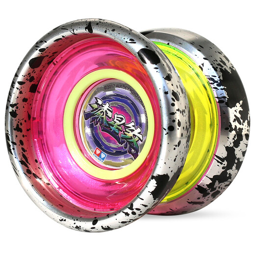 Audi Double Diamond (Auldey) Jo-Yo-Spielzeug Feuerkraft Young King 6 Yo-Yo Boy Yoyo Ball Ice Flamme fließende Flamme Fancy Metal Ball High-End Plastic Fancy Metal Global-Caucus Star Sha