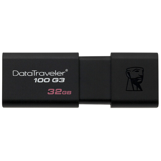 Kingston 32 GB USB3.0 USB DT100G3 Black Sliding Design modisch und bequem