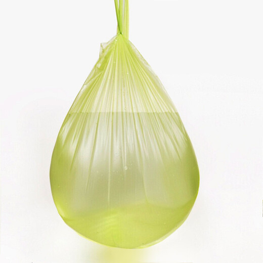 Yekee vest garbage bag yellow 50*60cm 80 pieces 0.9 silk household kitchen waste office point-breaking garbage bag Y-9681