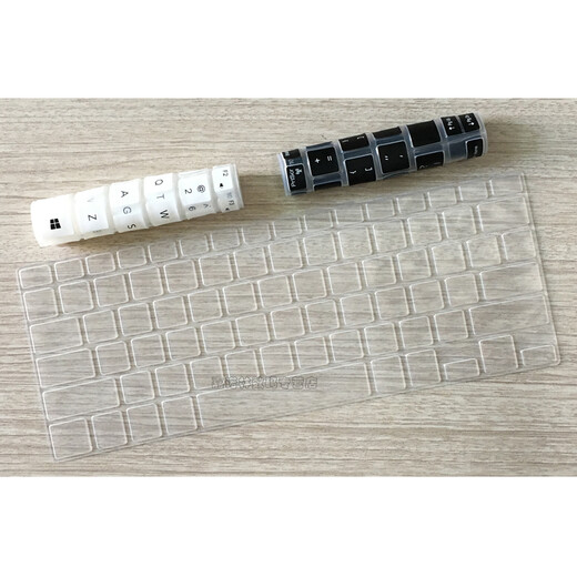 咔咔鱼（kakayu） 适用戴尔笔记本键盘膜灵越7580 7570 7560  5581 5379防尘垫成就5468  5481保护套成就5581电脑膜 硅胶键盘膜-半透粉色 灵越7572/灵越757