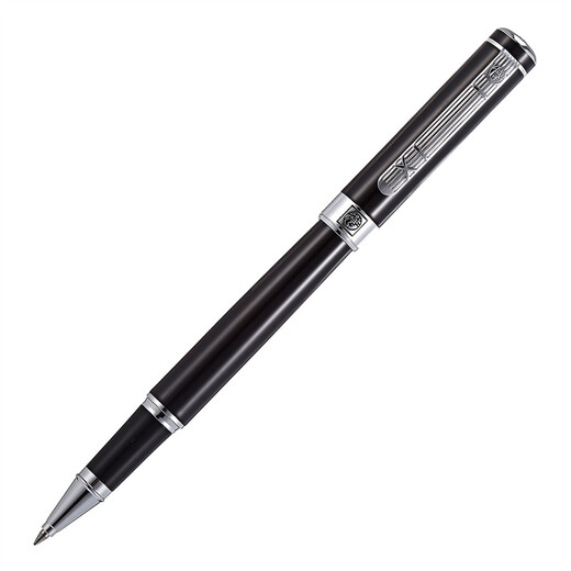 
Picasso (pimio) signature pen Business office gift orb pen Adult signature pen Student writing practice graduation gift 0.5mm gentleman series 902 bright black silver clip