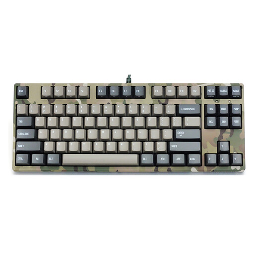 FKBN87MRL/EMR287 Saint-Hand Second Generation Mechanical Keyboard Camouflage Gray Keycap Red Axle