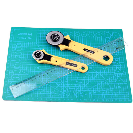 Customized slingshot flat rubber band cutting tool cutting hob production assistant taper ruler ring blade knife backing plate 45mm hob