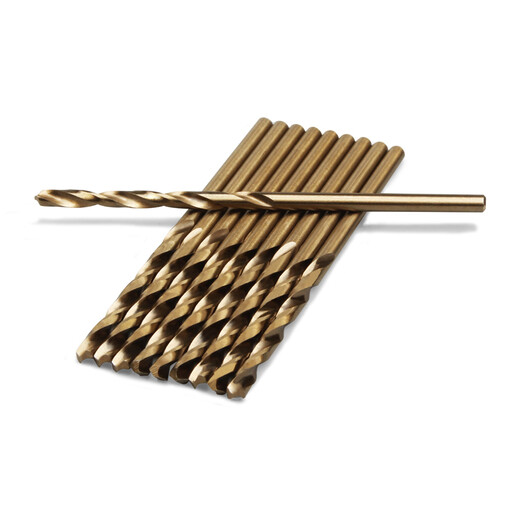 Jimmy Home JM-G14203 Cobalt-containing drill bits high-speed steel twist drill power tool accessories 3mm 10 pieces