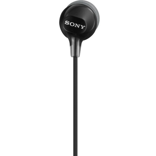 索尼（SONY） MDR-EX15LP 有线耳机3.5mm接口 入耳式耳机 手机音乐耳机 电脑笔记本适用 黑色