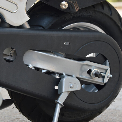 Langchuang 49cc mini motorcycle two-stroke mixed oil fuel version small sports car hand-start small fuel version black 2-stroke mixed oil