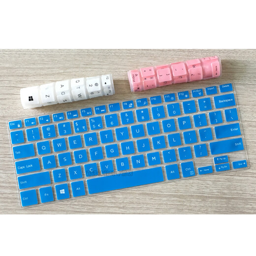 咔咔鱼（kakayu） 适用戴尔笔记本键盘膜灵越7580 7570 7560  5581 5379防尘垫成就5468  5481保护套成就5581电脑膜 硅胶键盘膜-半透粉色 灵越7572/灵越757