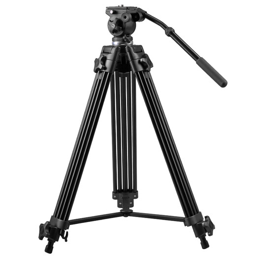 Weifeng WF-717 Aluminum Alloy Professional Camera DV Tripod 1.89 meters Hydraulic Damping Globe Photography Live Broadcast Outdoor Projector Floor-standing Bracket