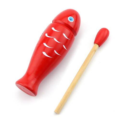 LININYUAN ORF Percussion Instrumente Kinder Holzfische, professionelle Kindergärtner Musikunterricht AIDS Fisch Bangzi Spielzeug, Plastikholzfisch