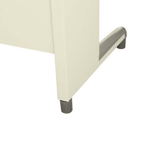 Zhendan AURORA Office Desk SD-BX147F Working Position Steel Table Flat Table Off-white (side cabinet not included)