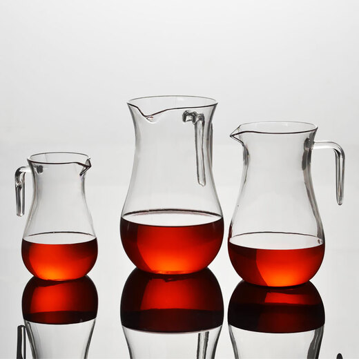 Acrylic liquor dispenser, juice jug with red wine Fenjiu jug, unbreakable plastic transparent decanter, acrylic wine dispenser-600mL