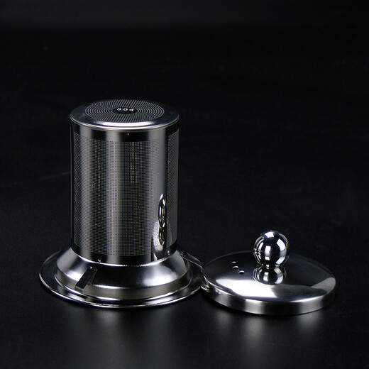 Qihuijie stainless steel tea drain, tea filter, tea filter liner, tea brewer, coffee black tea teapot, tea separator, small and medium size