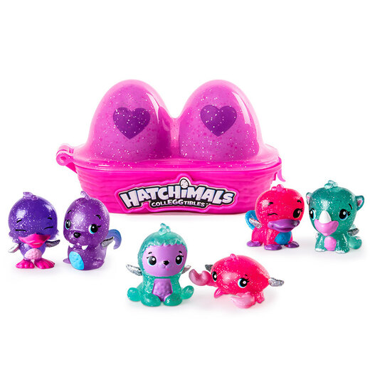 
[70% new] Hachi MINI magic eggs HATCHIMALS collection hatch eggs children educational toys girls play house toys creative blind box gift egg grid 2 pack