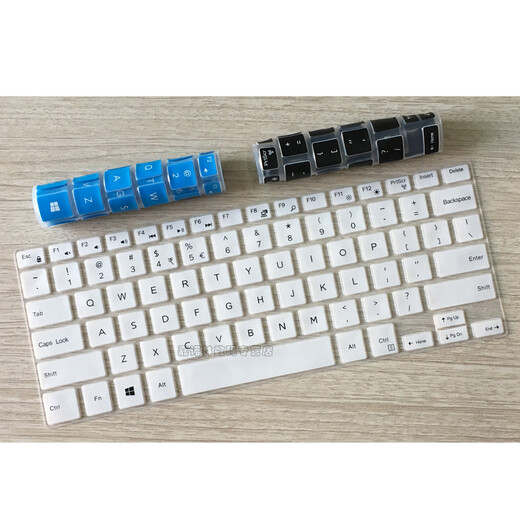 咔咔鱼（kakayu） 适用戴尔笔记本键盘膜灵越7580 7570 7560  5581 5379防尘垫成就5468  5481保护套成就5581电脑膜 硅胶键盘膜-半透粉色 灵越7572/灵越757
