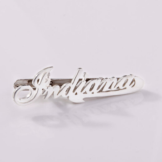 Cupi Love DIY Customized 925 Silver Name Tie Clip Men Giving Boyfriend Gifts Creative Gifts Fashion Accessories Letters Business Classic Fashion Tie Clip With Chain