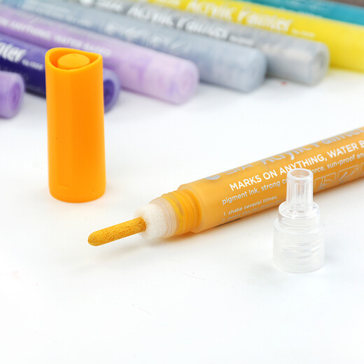 
StaA 1000 acrylic marker waterproof single DIY color set hand-painted clothes mobile phone case color doodle pen color notepad marker painted pen 1000 new R826 aster color