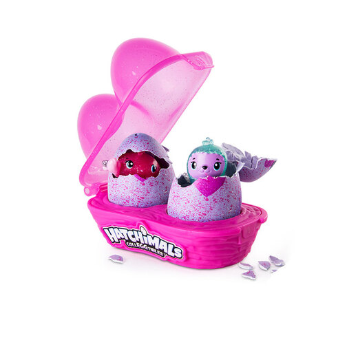 
[70% new] Hachi MINI magic eggs HATCHIMALS collection hatch eggs children educational toys girls play house toys creative blind box gift egg grid 2 pack