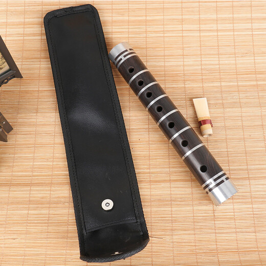 
Yuefu poetry pipe musical instrument professional ebony pipe beginner commonly used F adjusting G adjusting B adjusting D adjusting complete tear gas duct Ebony pipe-C adjusting