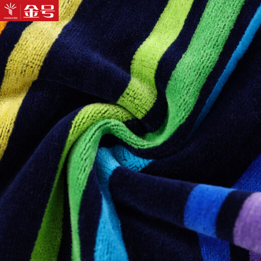 Gold size pure cotton men's business color striped face wash towel, cut velvet style, couple's household adult and children's face wash towel, sweat-proof towel, soft, water-absorbent, thick and durable 36*36CM Brown