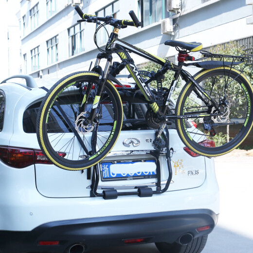 ZENTORACK Taiwan Car Bicycle Rack Rear Hanger Suspension Rack Tail Rack Back Bicycle Rack Carrying Car Rear Hanging Trunk Car SUV Hatchback High Carbon Steel - Universal Type Can Hang 1-3 Vehicles - With Anti-Theft