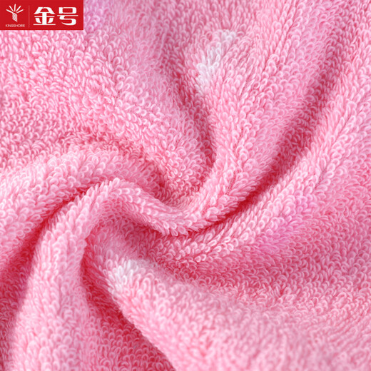 Gold number pure cotton home textile household children's and ladies' face wash and bath towels kindergarten face wash towels children's sweat towel cartoon cute soft water absorbent 48*25CM red