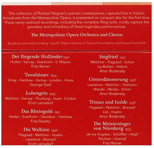 Wagner im Metropolitan Metropolitan Opera House in New York