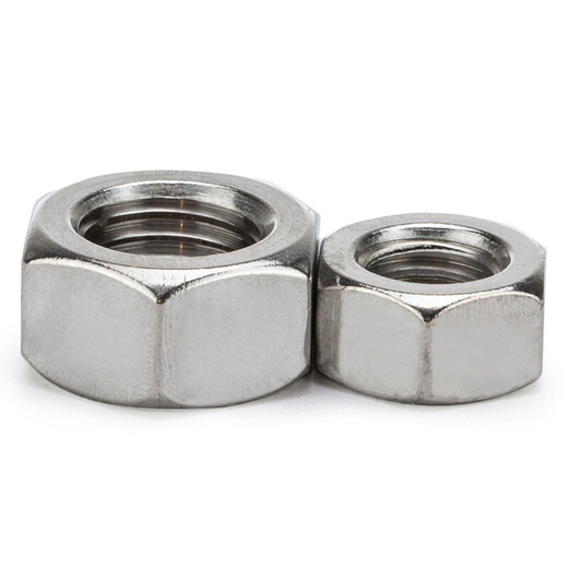 Jinggong 304 stainless steel hexagonal nut stainless steel nut hexagonal screw nut nut DIN934 M16 (2 pieces)