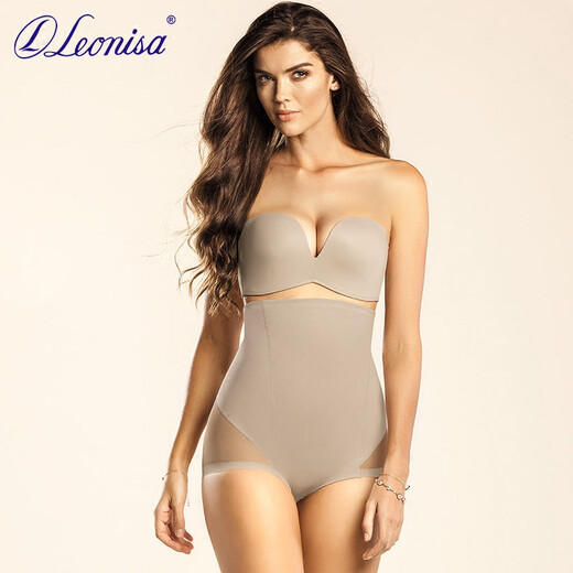 Leonisa hohe Taille dünner Körperhäutehose Bauch Hebedocke Körper schlampige Hose Boden Bauch Schlampe Hose dünne atmungsaktiven Bauch 12811 Schwarz M.