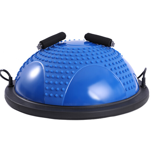 Hua Shi Meng Wave Speed Ball Semi-circular Balance Ball Thickened Explosion-proof Yoga Ball Fitness Rehabilitation Training Massage Balance Hemisphere Blue Massage Balance Ball