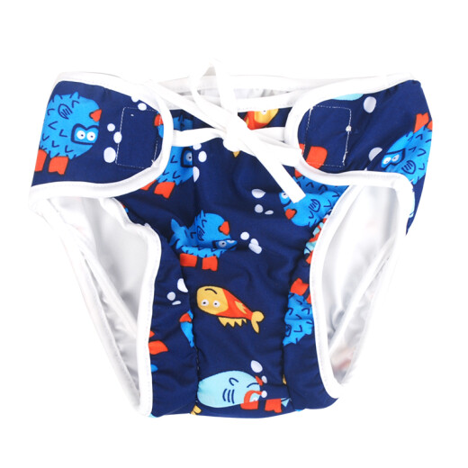 e. Yilang newborn swimming pool bathing swimming trunks 6-month-old baby male and female baby waterproof swimming trunks anti-side leakage reusable blue car XL size 24-30Jin [Jin equals 0.5 kg]