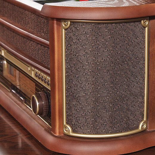 Famous actor 1411 vinyl record player retro record player Bluetooth gramophone LP Bluetooth audio vintage record player CD player Bluetooth version desktop