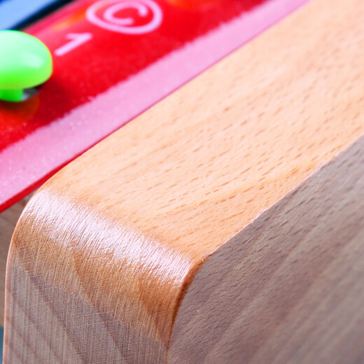LININYUAN Orff Percussion Instrument Kinder Xylophon 15-klingende Klavier Aluminiumblatt Klavier 8-Tone Aluminiumplatte Piano Spielzeug Hand-Knob Kindergarten Klavier + Dinosaurier 4-Farben Logikschach