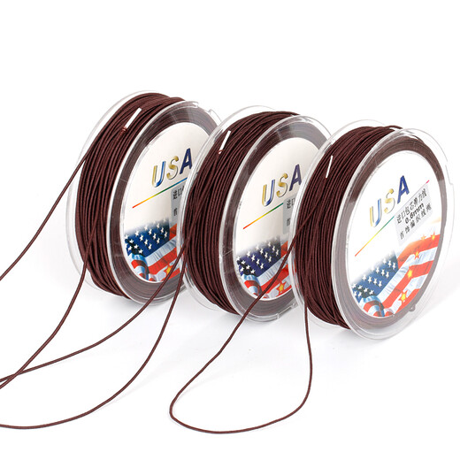 Diy imported core-spun elastic thread beading thread bracelet rope elastic thread bead rope threaded with beads elastic thread bracelet 0.6 mm thick per roll