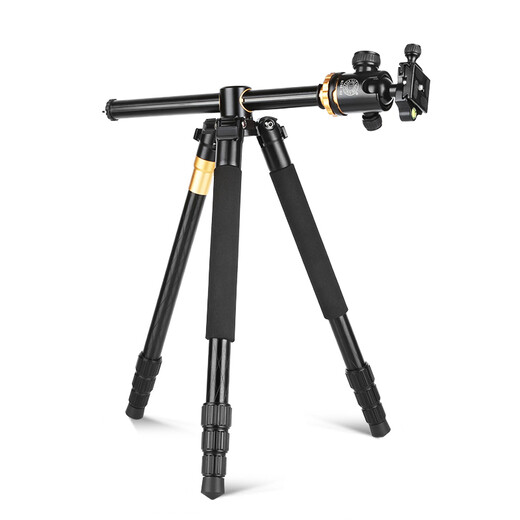 Lightweight era Q999H overhead shooting tripod camera SLR mobile phone portable photography camera bracket central axis horizontal rod vertical cross arm desktop macro shooting video live broadcast tripod head Q999H spherical head