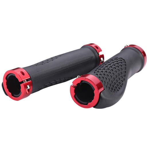 JIEYIDA Mountain Bike Handlebar Cover Bicycle Horn Handlebar Vice Handlebar Handle Cover Grip Bicycle Accessories Cycling Equipment Red (Without Horns) + Installation Tools